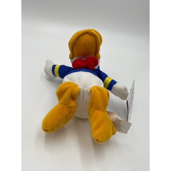 Disney Store Donald Duck Mini Bean Bag Plush Stuffed Animal Toy with Tags 9" - Picture 5 of 5